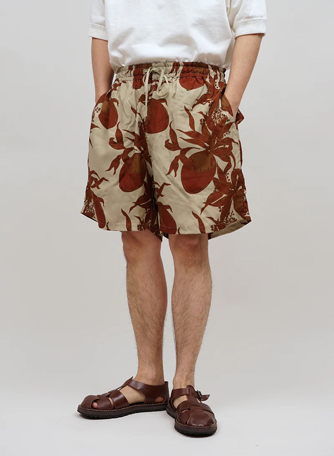 Utility Short Bihar Mango in Beige - 2