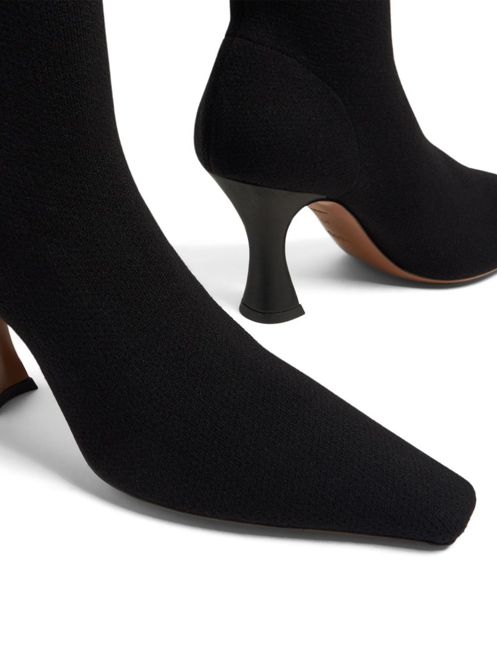 Ran 80mm stretch-knit boots - 4