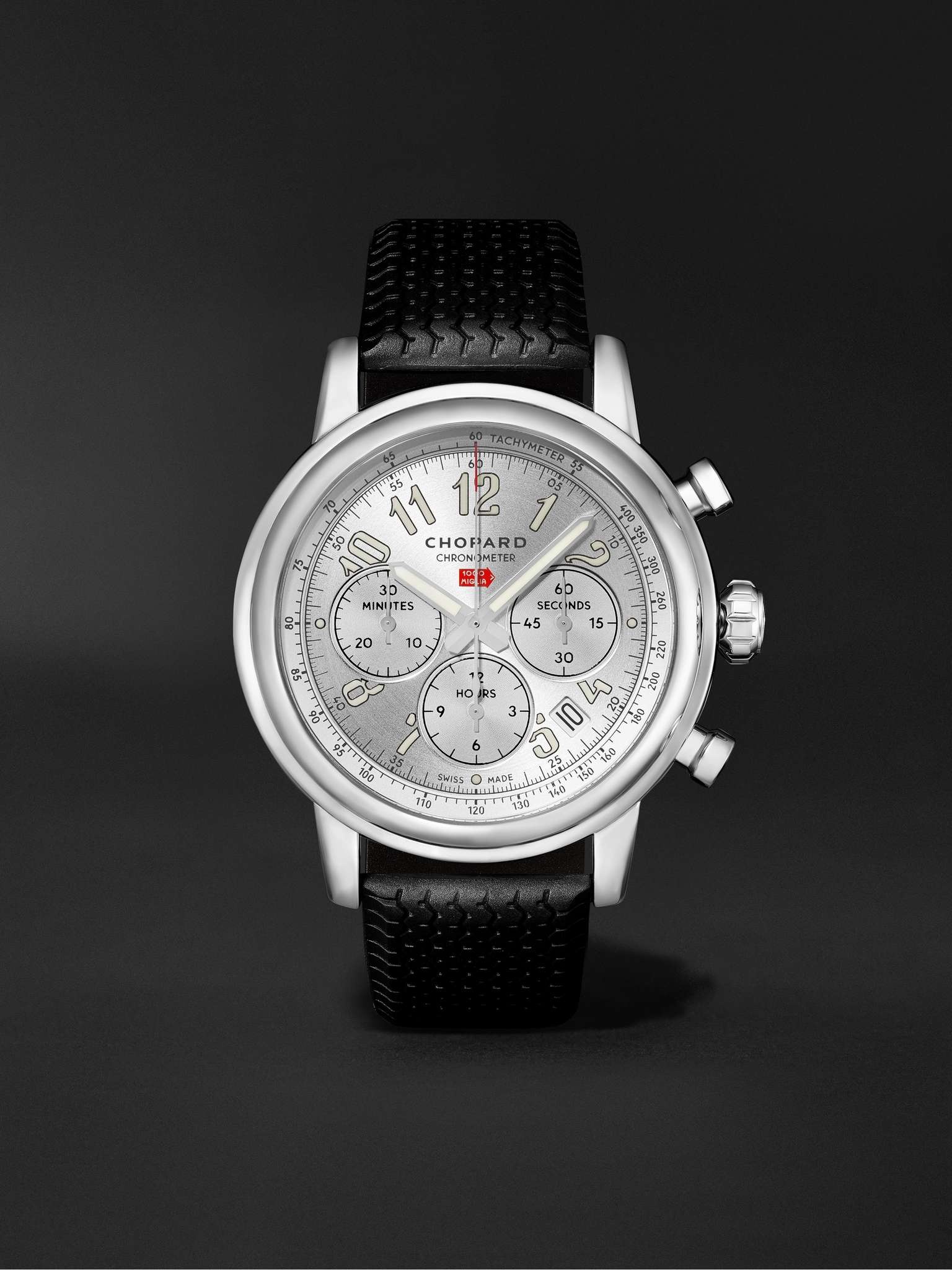 Mille Miglia Classic Chronograph Automatic 42mm Stainless Steel Watch, Ref. No. 168589-3001 - 1