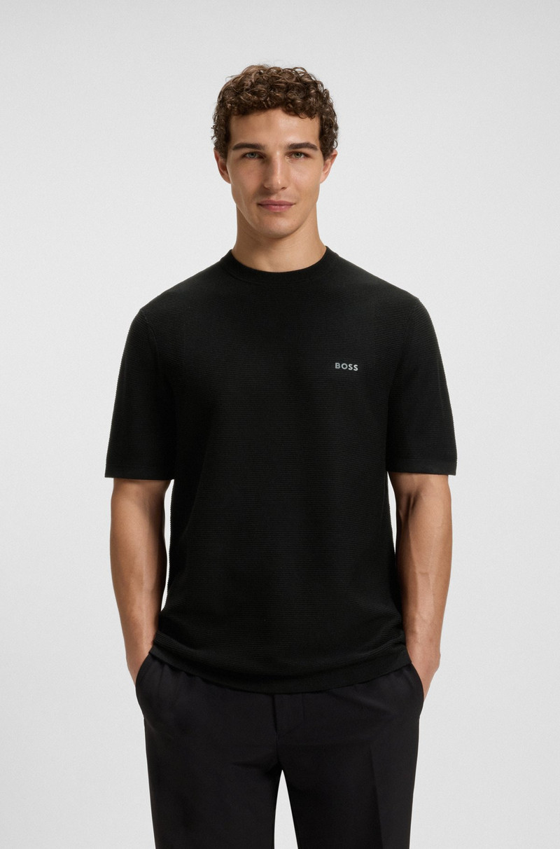 RIB-KNIT SWEATER WITH LOGO DETAIL 2