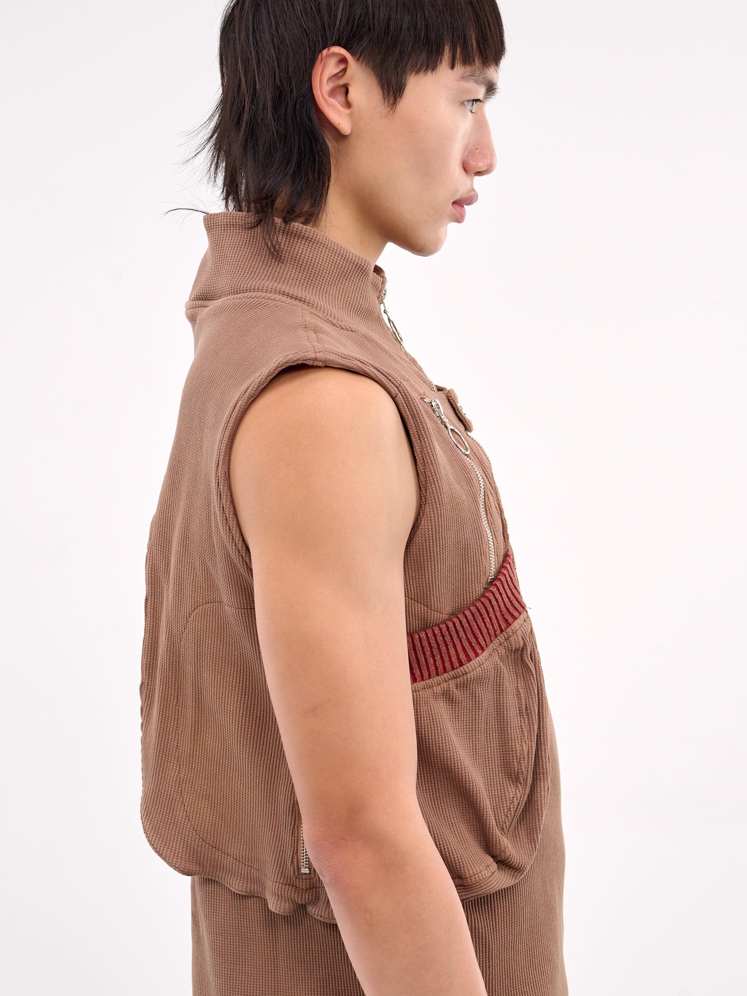 Waffle Jersey Utility Vest - 4