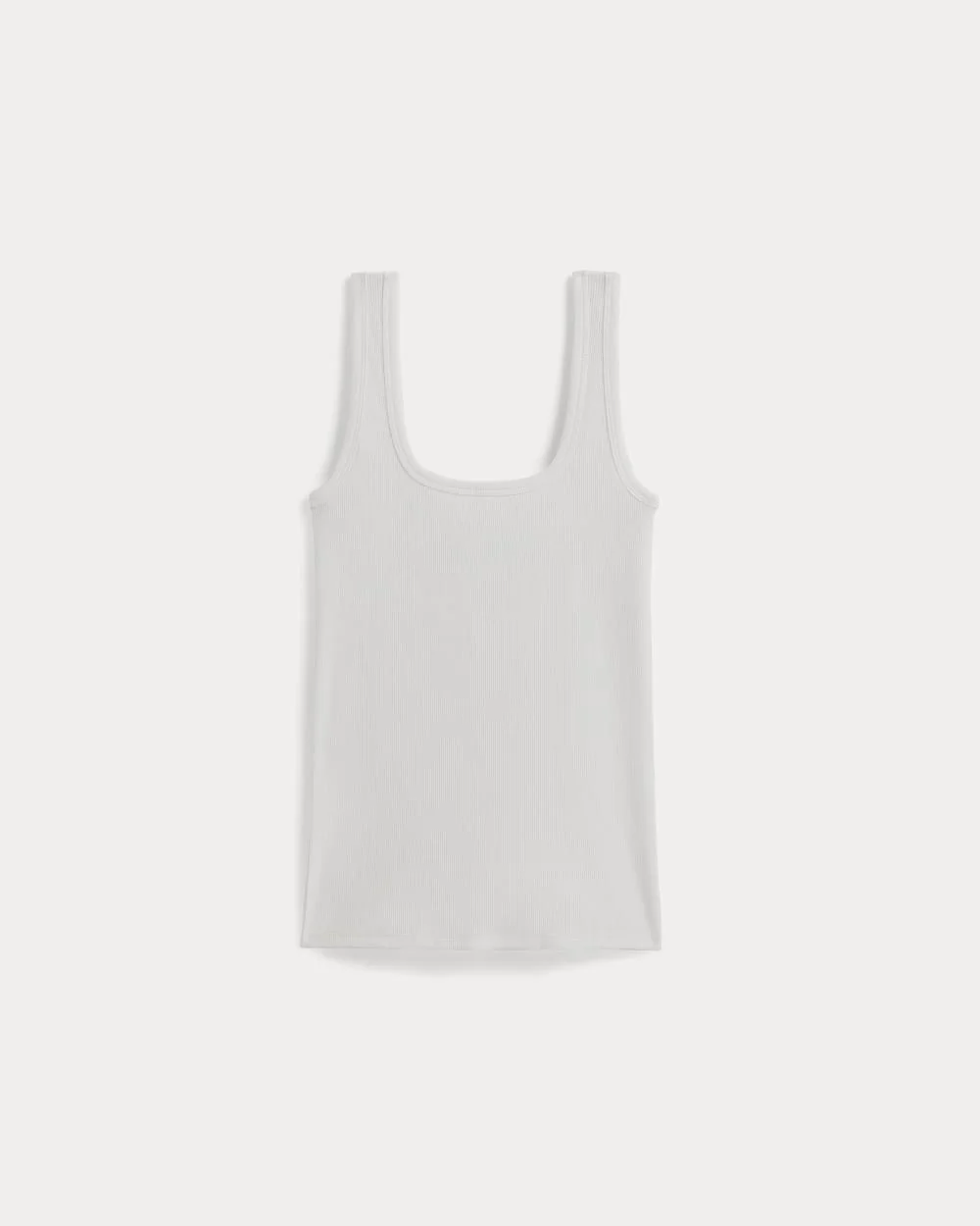 THE LUXE RIB SQUARE-NECK TANK - 1