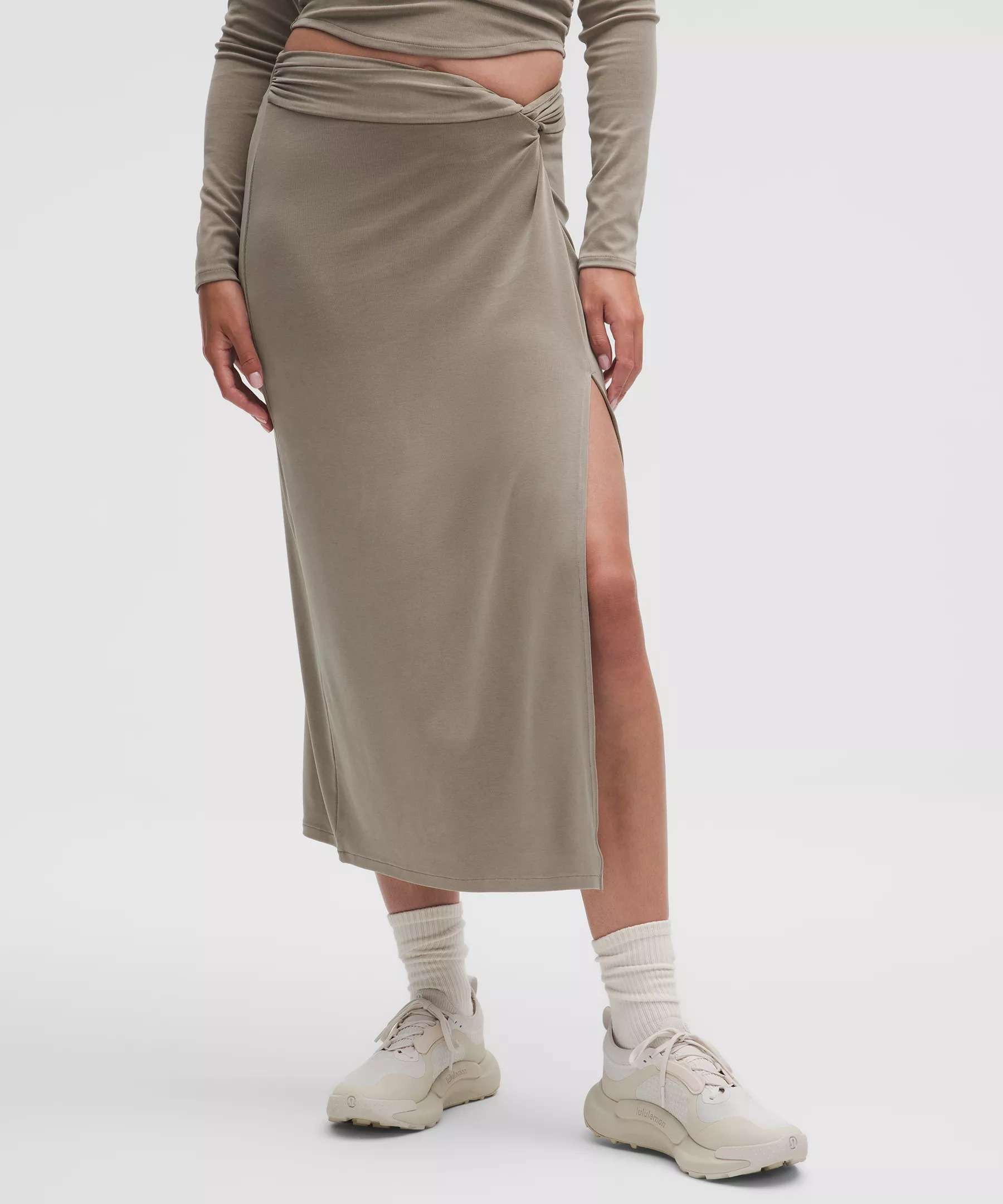 Drapey Softstreme Midi Skirt - 2