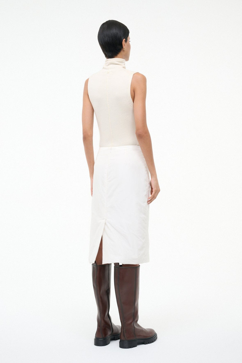 STAUD NERI SKIRT IVORY 12