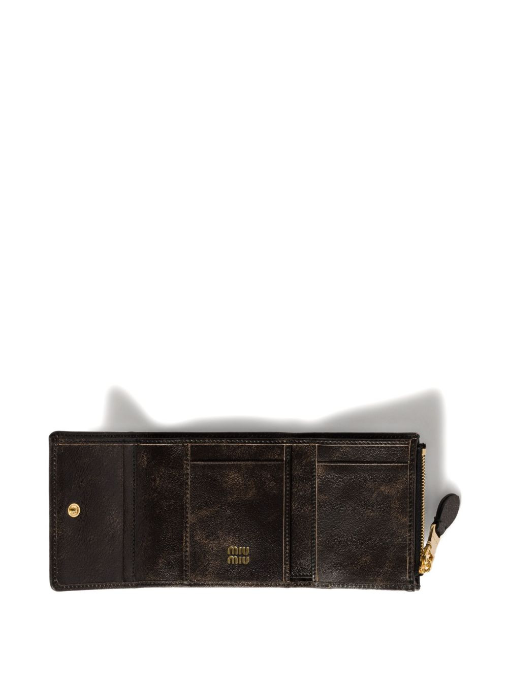 small logo-embossed leather wallet - 3