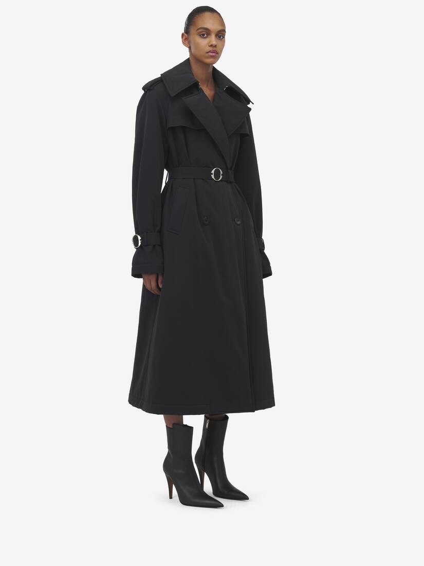 Double-breasted Trench Coat - 3