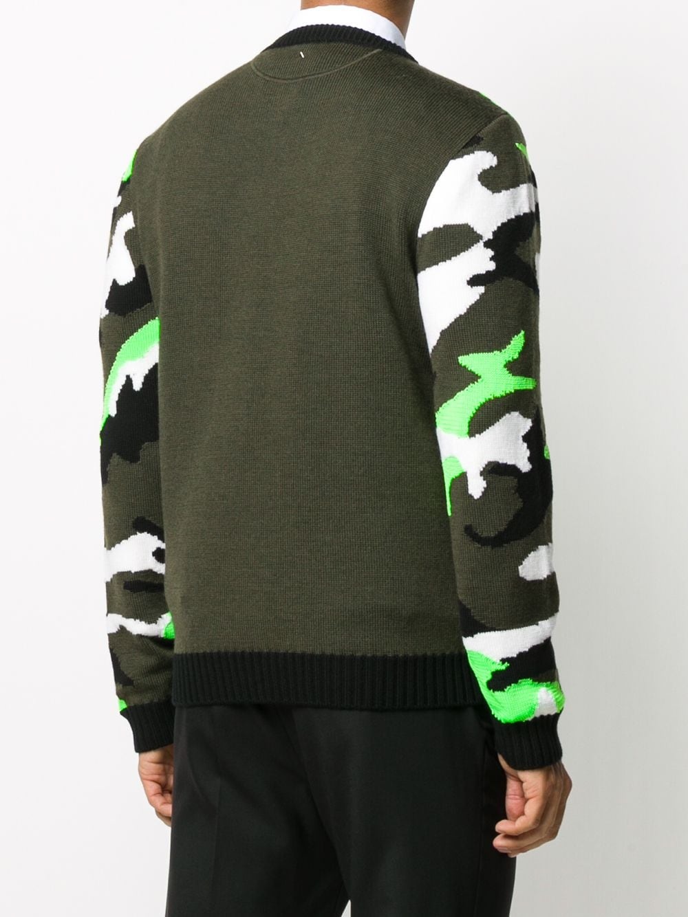 camouflage knit sweater - 4