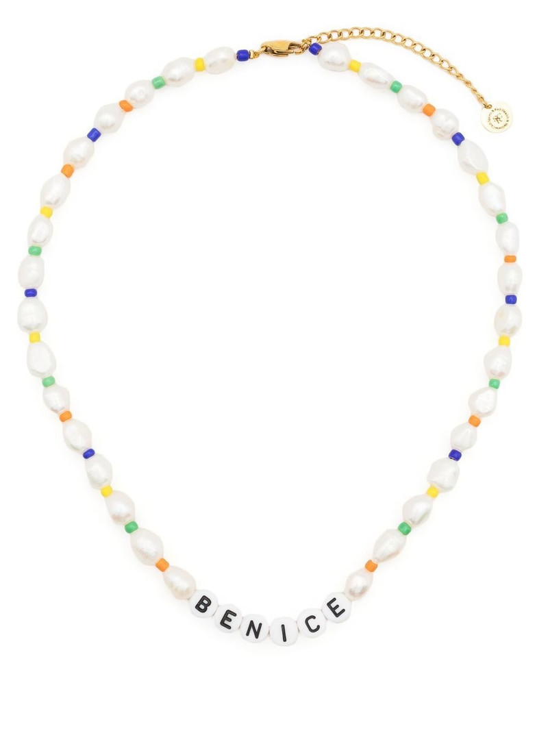 Be Nice pearl-bead necklace 1