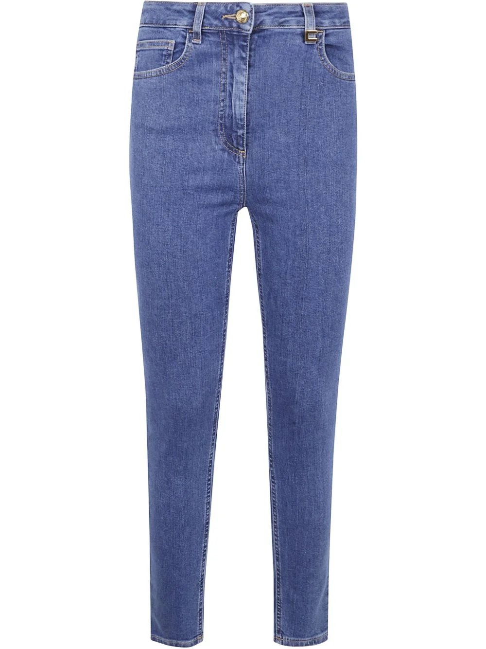 logo-plaque jeans - 1