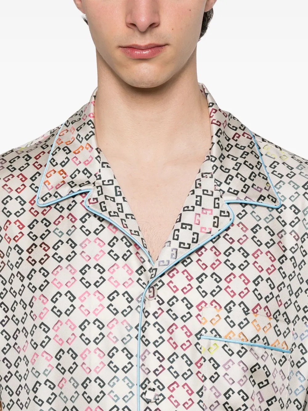GIVENCHY - Men Pyjama Short Sleeve Shirt - 4