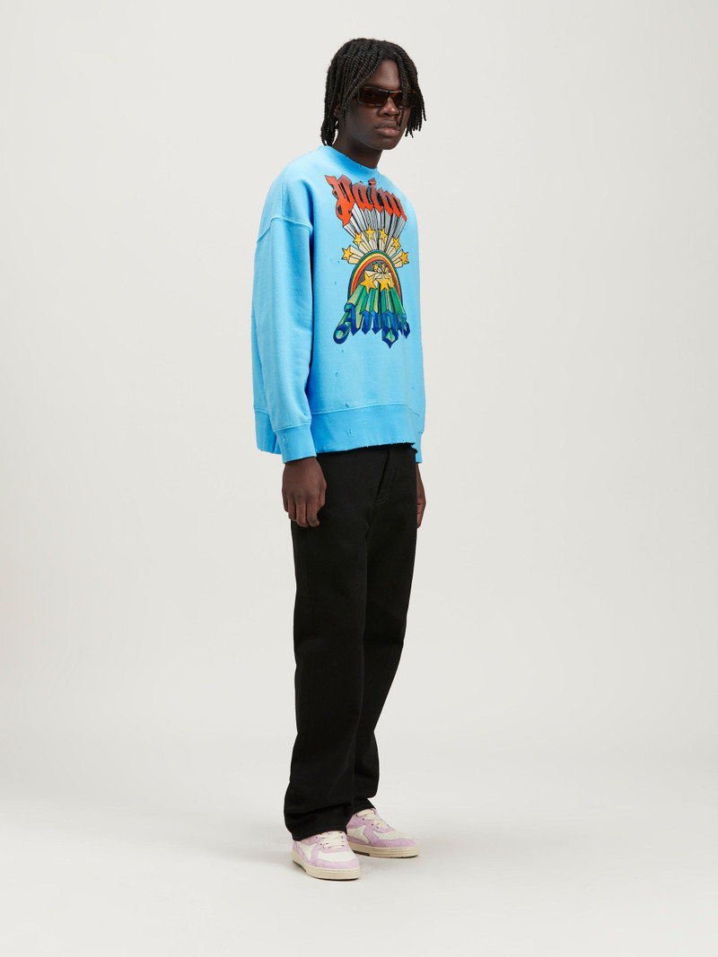 Palm Angels Palm Angels Rainbow Crewneck outlook