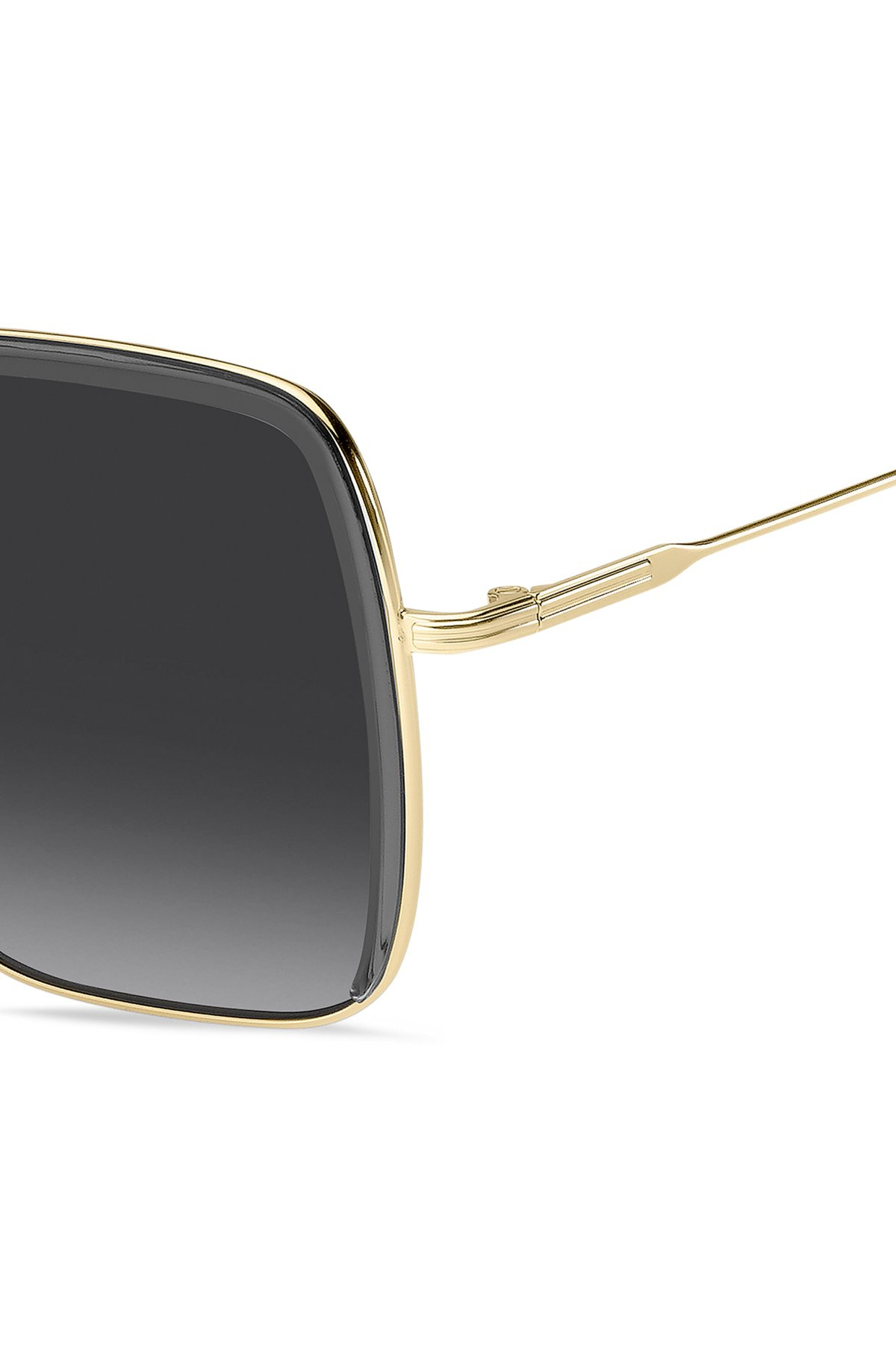 GRAY-ACETATE SUNGLASSES WITH GOLD-TONE STEEL - 2