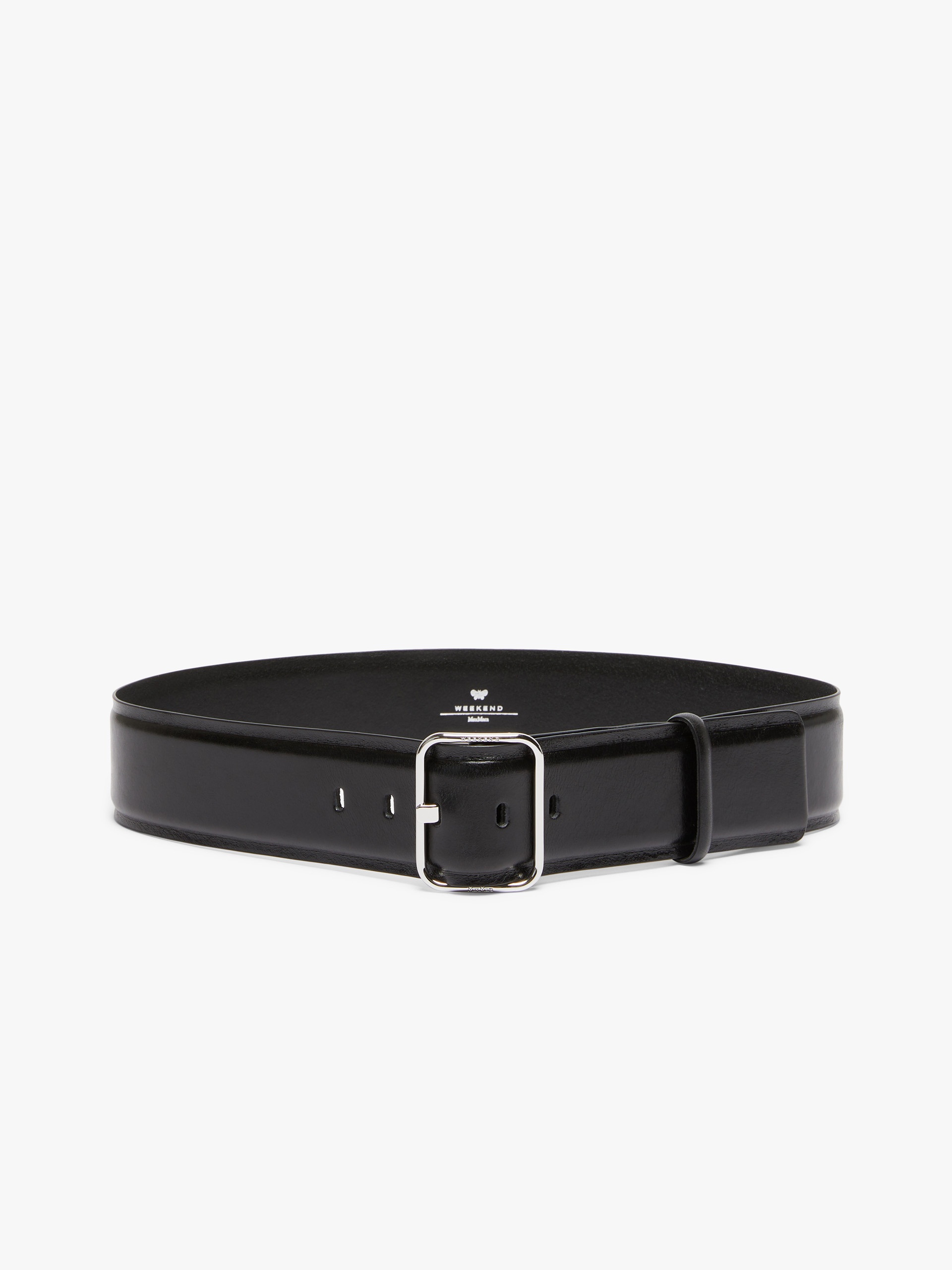 BRONZO High-waist leather belt - 1