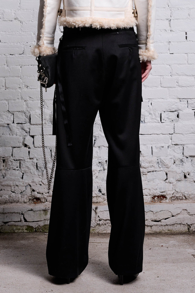 ARTICULATED TUXEDO TROUSER - BLACK 7