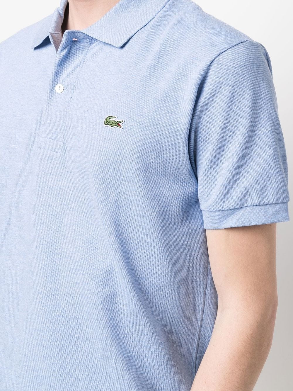 embroidered-logo polo shirt - 5