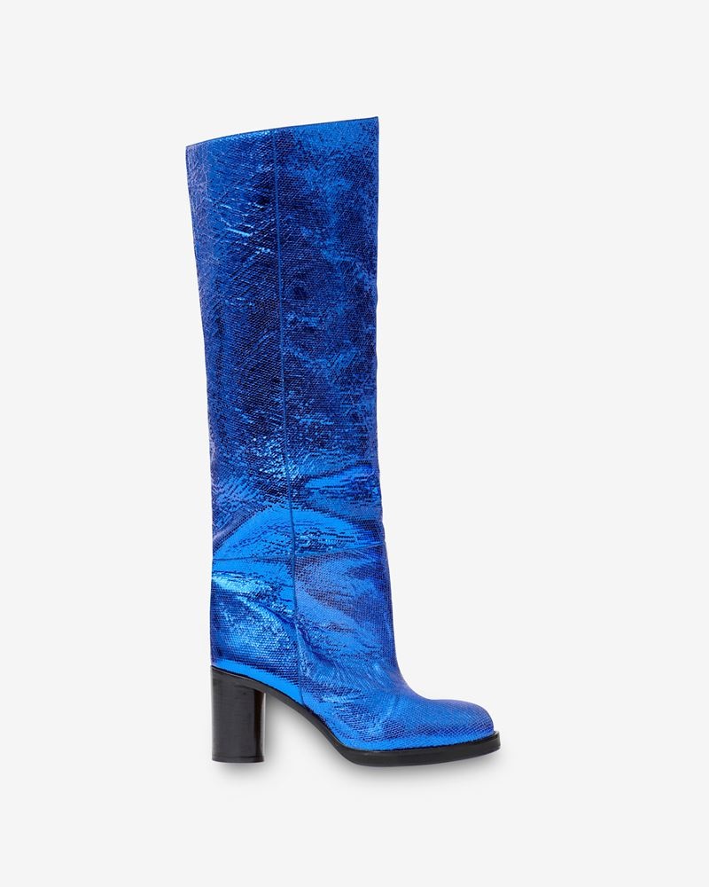 LYLENE LEATHER KNEE BOOTS - 1