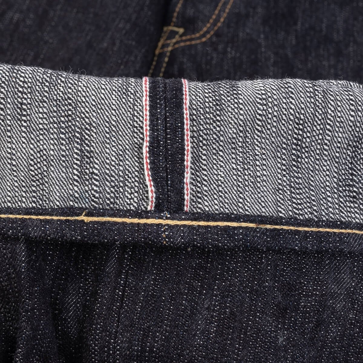 IH-634S-SLB 16oz Slubby Selvedge Denim Straight Cut Jeans - Indigo - 11