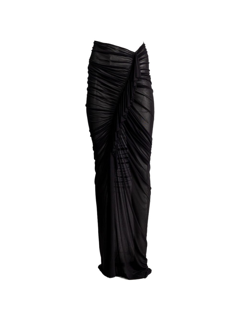 draped maxi skirt 1