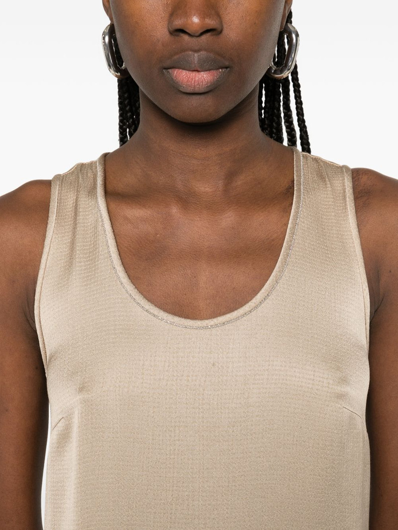 embellished-neck sleeveless midi dress 5