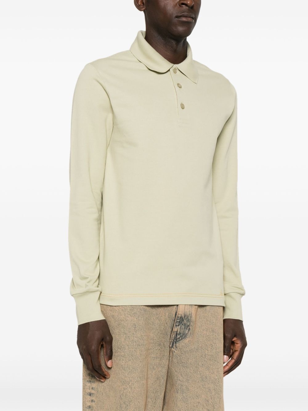 logo-embroidered polo shirt - 3