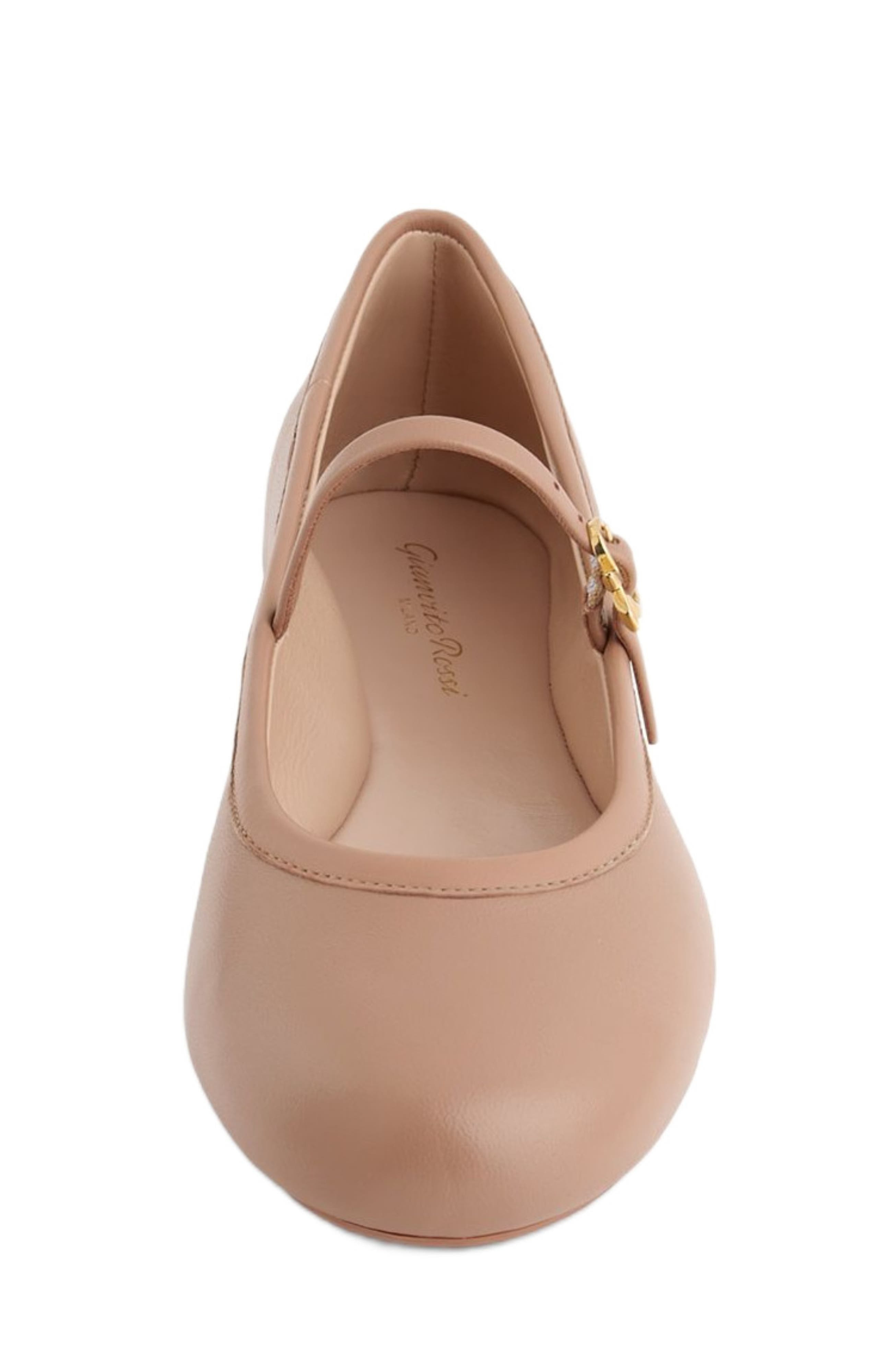 Gianvito Rossi Carla Ballerina in Pink at Nordstrom - 4