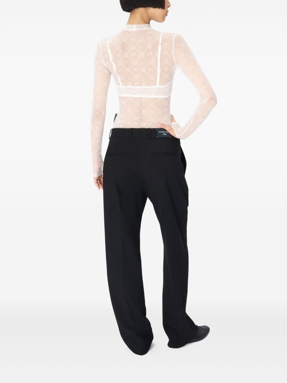semi-sheer top - 3