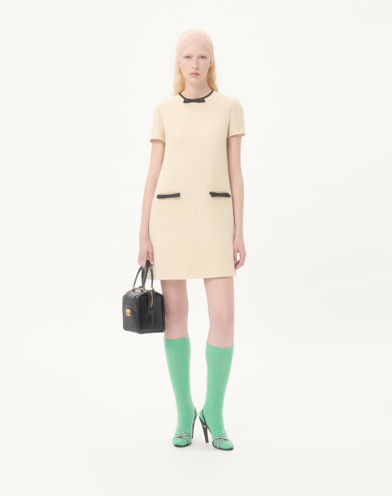 Valentino SHORT DRESS IN PLAIN WOOL TWEED outlook
