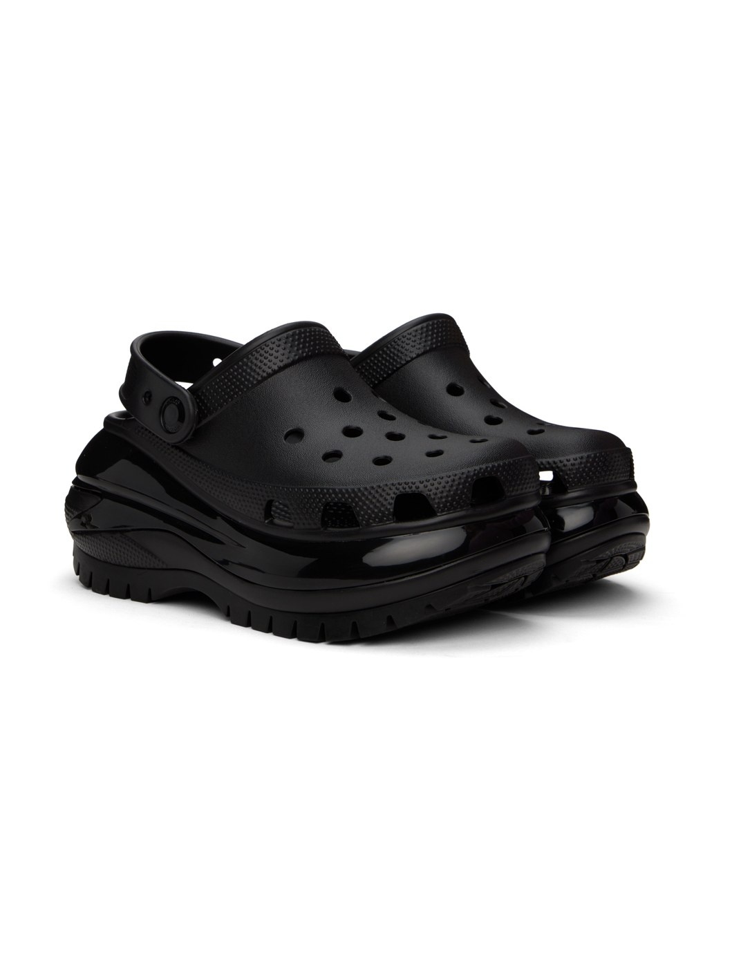 Black Mega Crush Clogs - 4