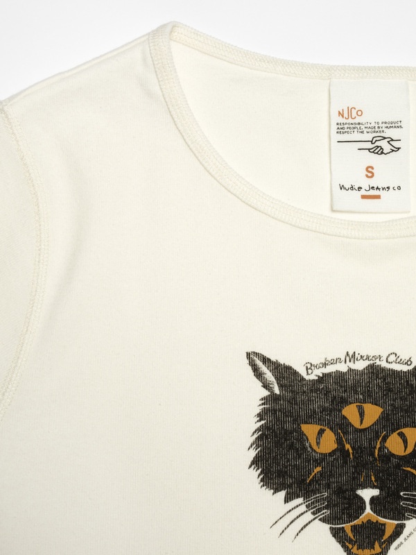 Eve The Cat T-Shirt Offwhite - 3