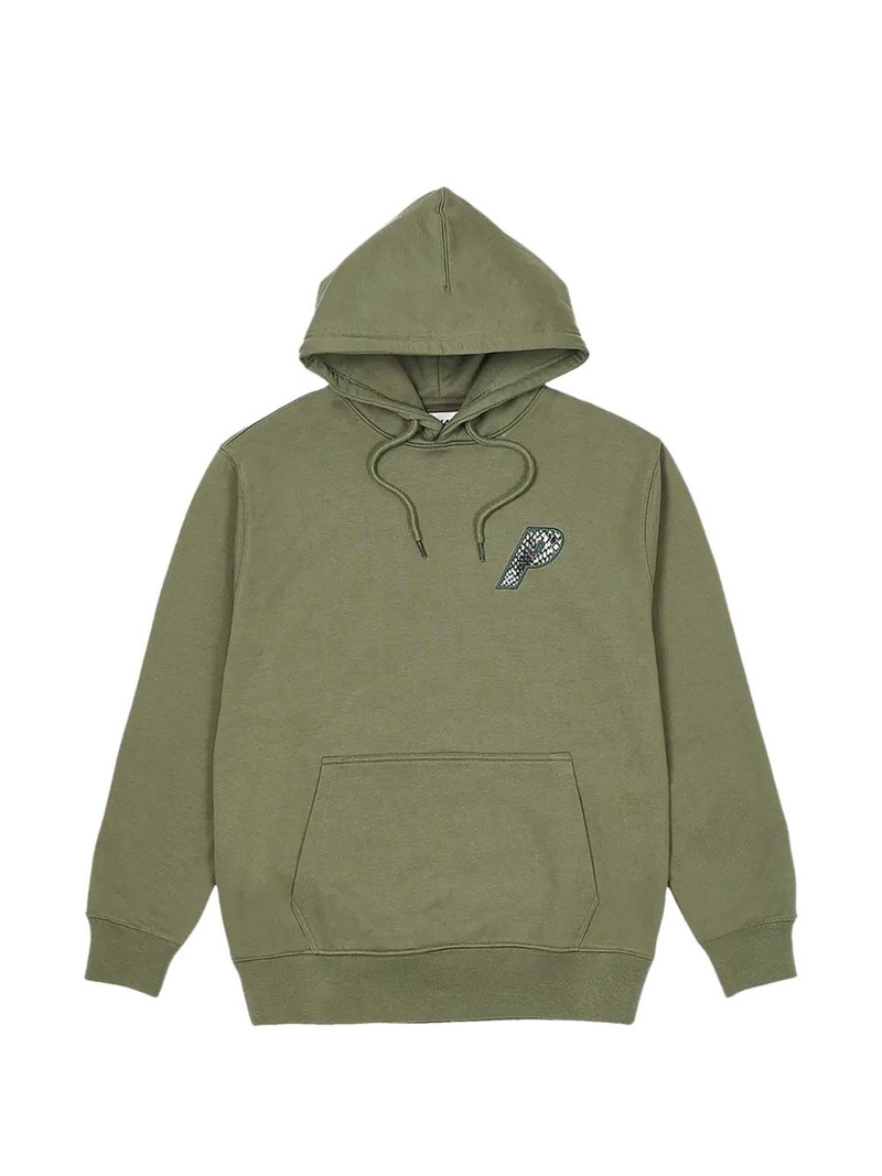 P-3 snake-appliqué hoodie 1