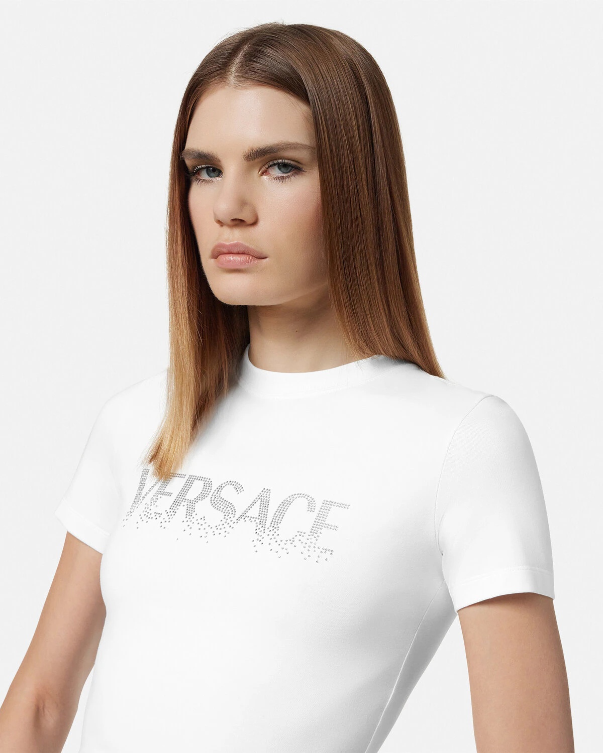 Crystal Logo Fitted T-Shirt - 3