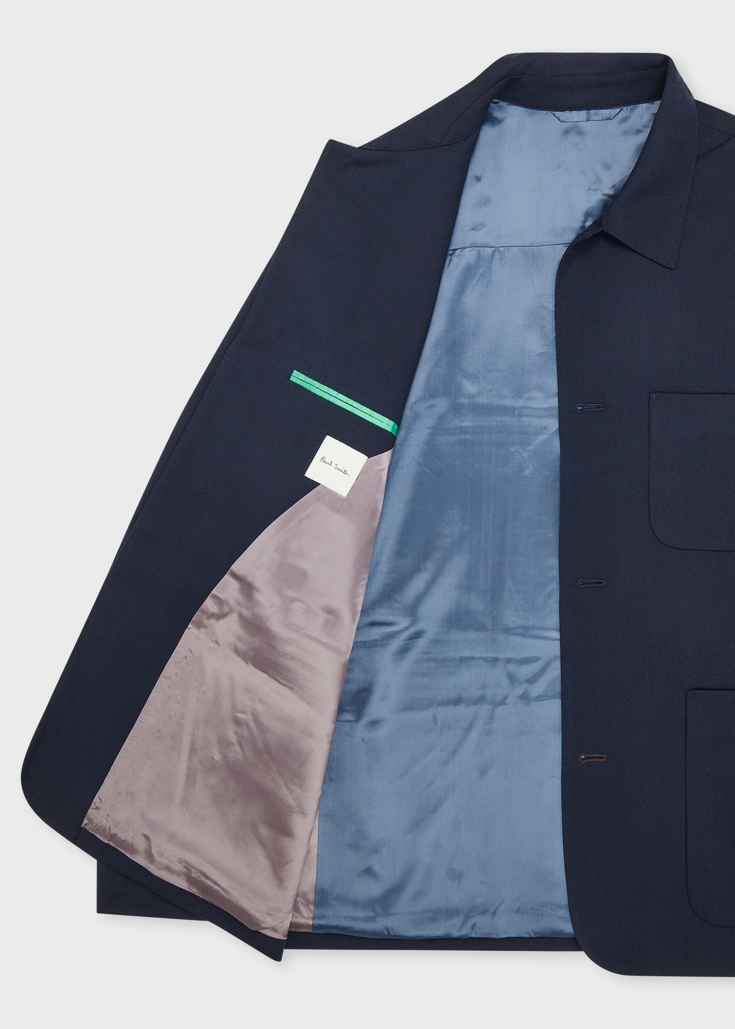 Slim-Fit Dark Navy Two-Ply Hopsack Wool Work Co-ord - 4