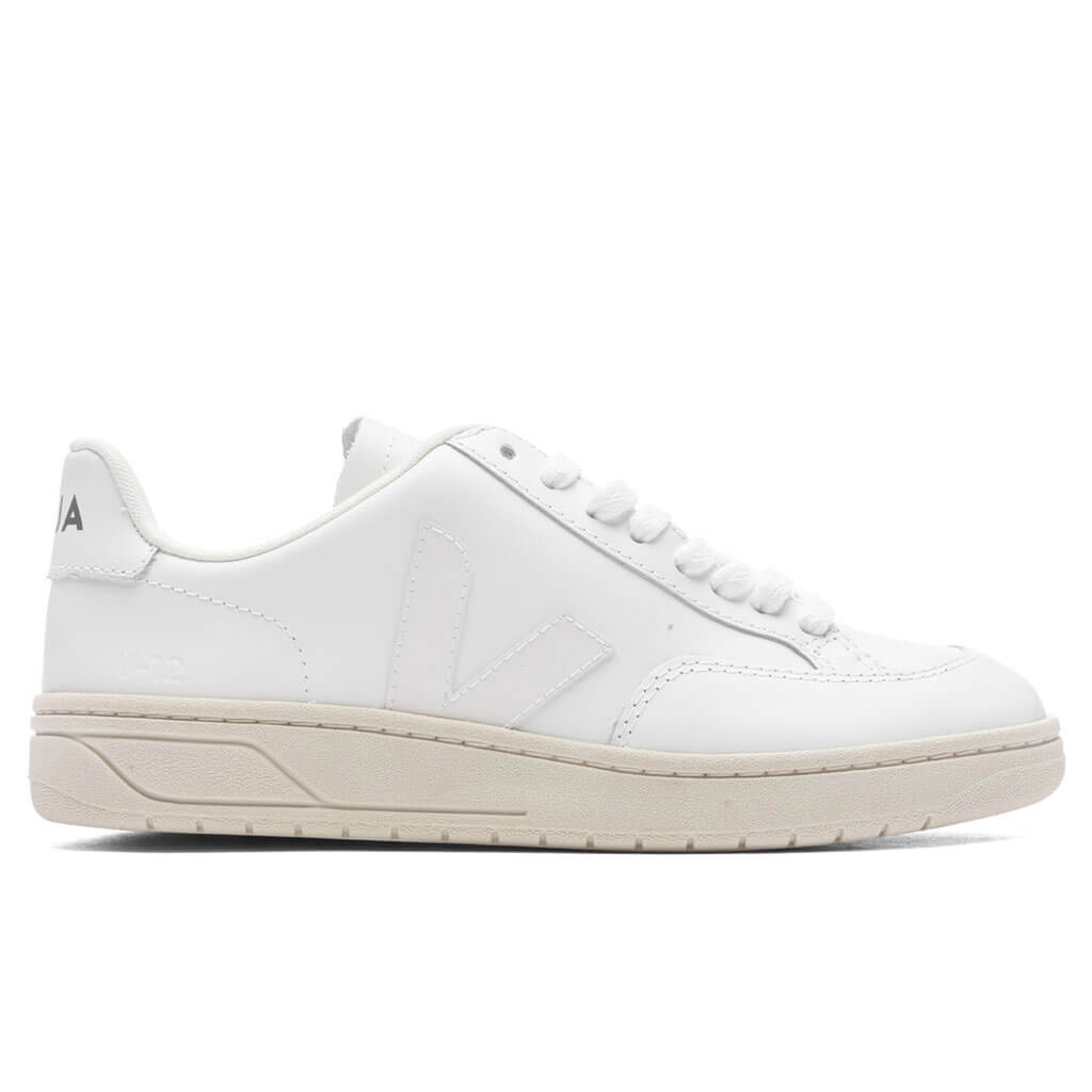 VEJA WOMEN'S V-12 LEATHER - EXTRA WHITE - 1