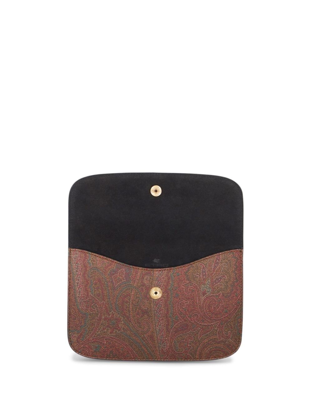 paisley-print leather wallet - 3