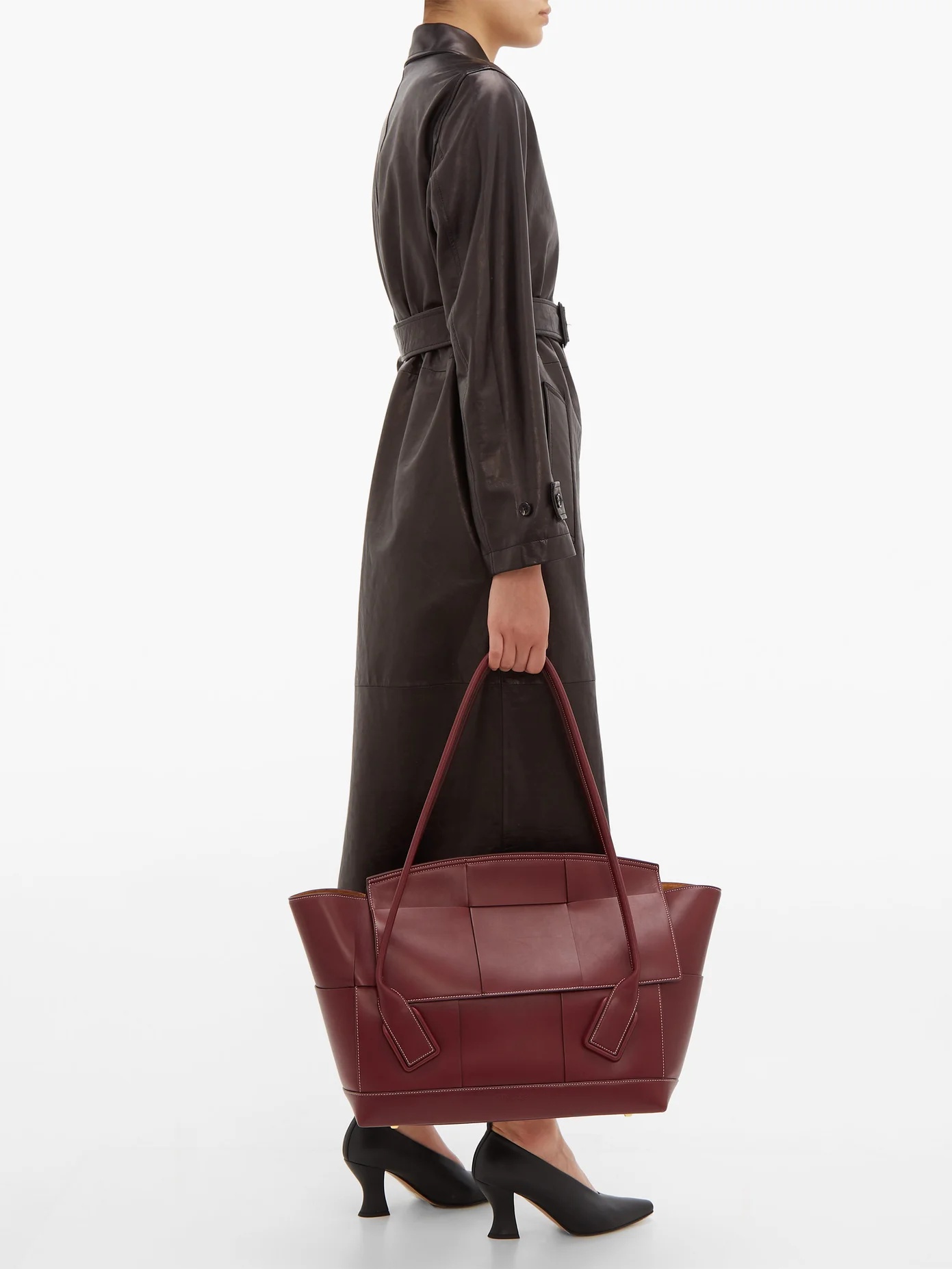 The Arco large Intrecciato leather bag - 2