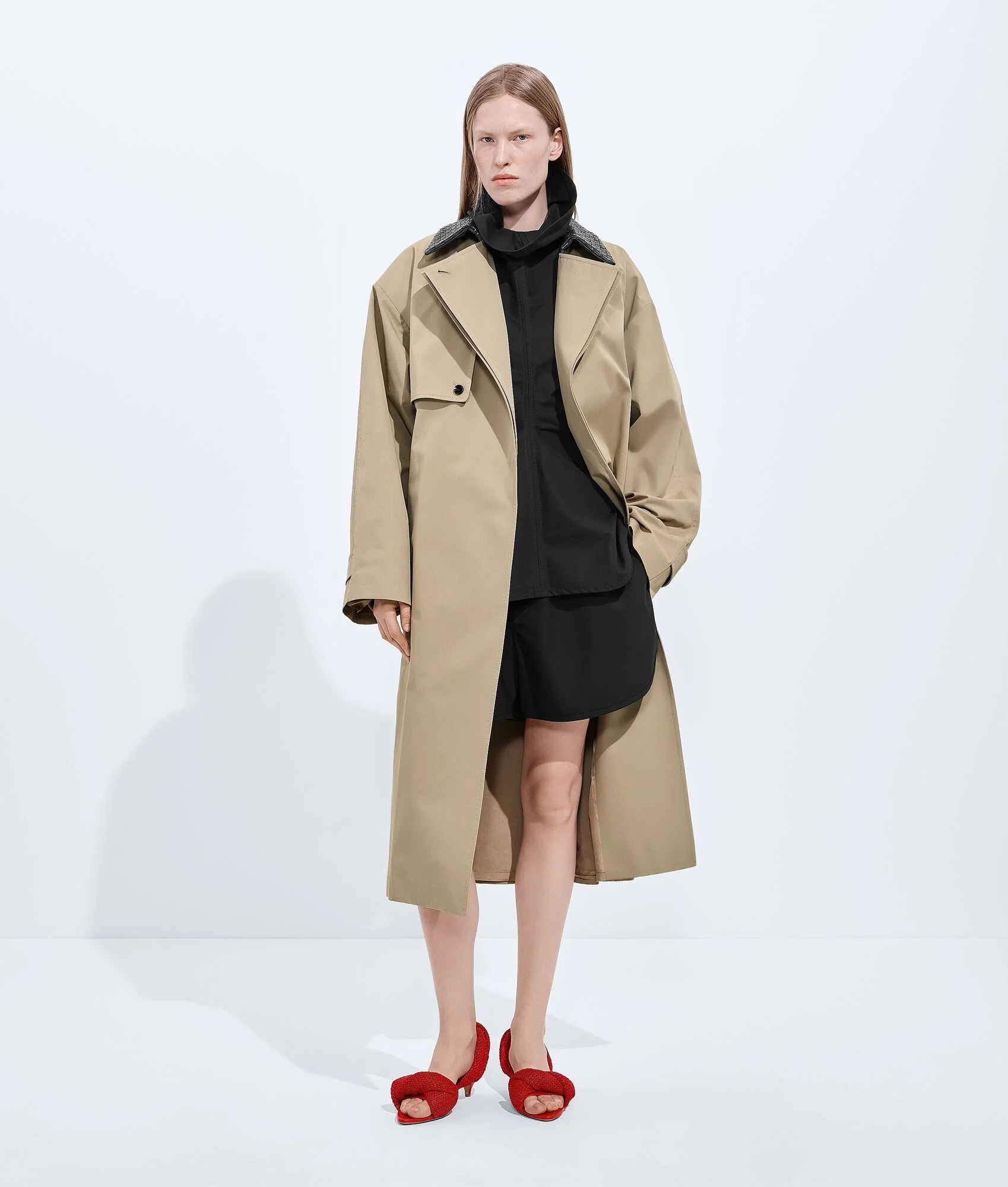 Cotton Trench Coat - 1