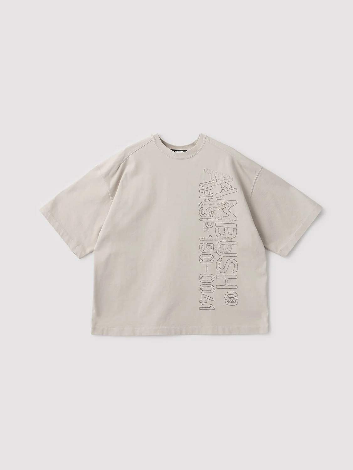 CUTOUT LETTERS T-SHIRT - 1