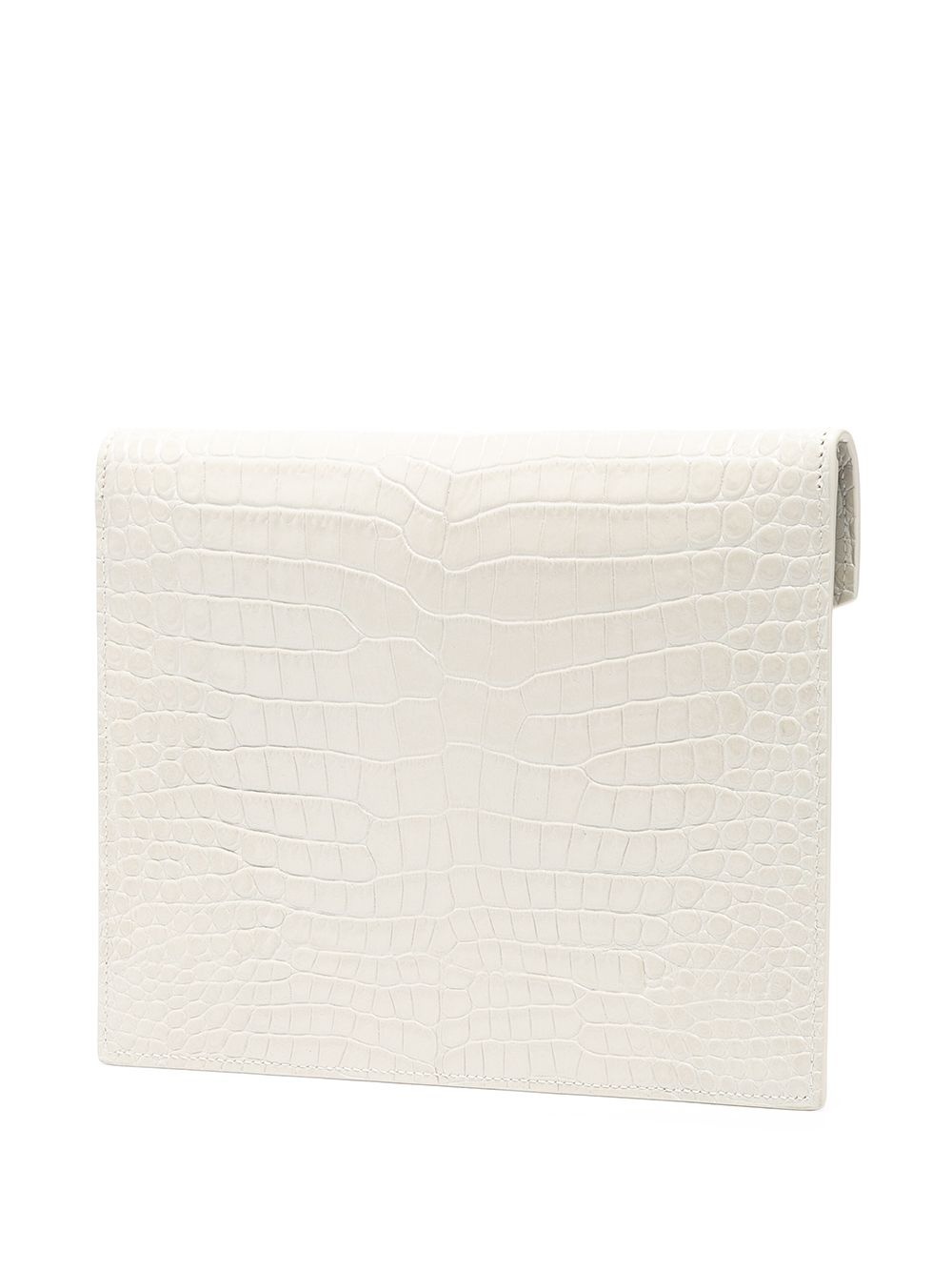 baby Uptown crocodile-effect clutch bag - 3