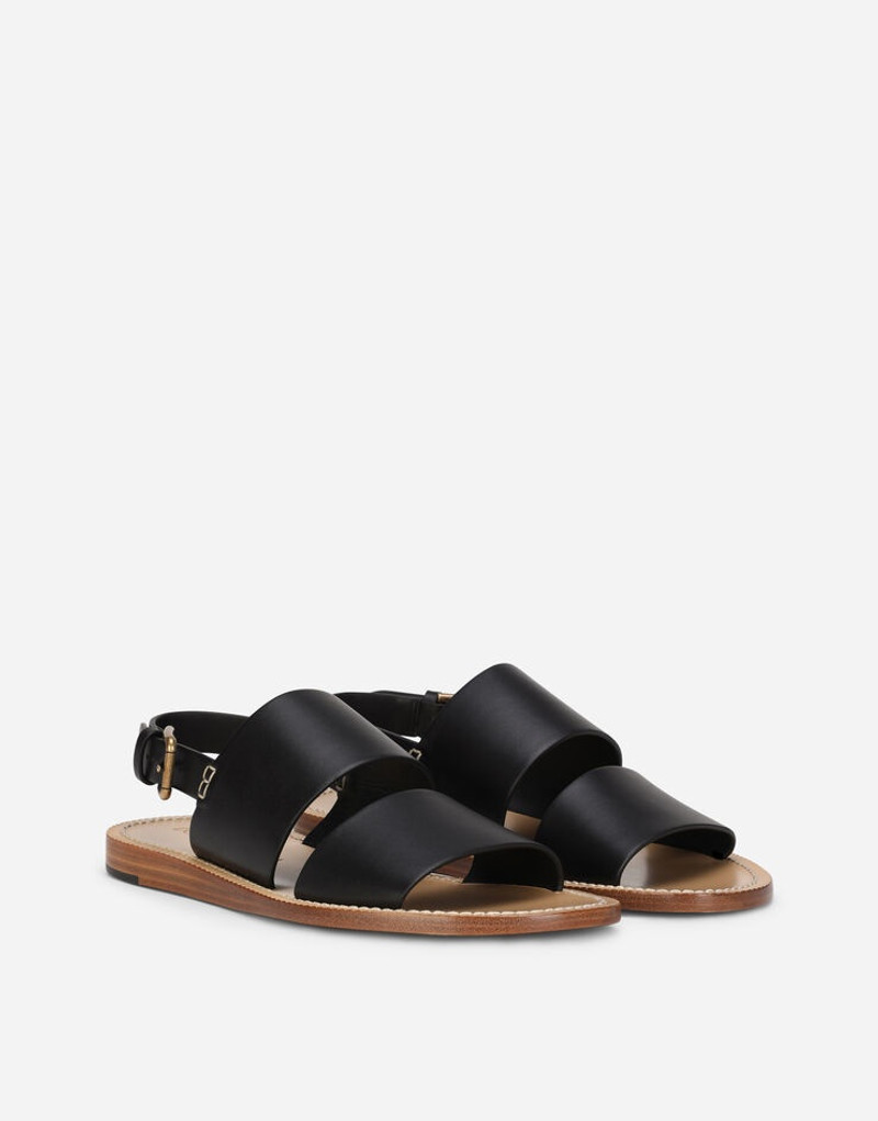 Dolce & Gabbana Calfskin pantheon sandals outlook