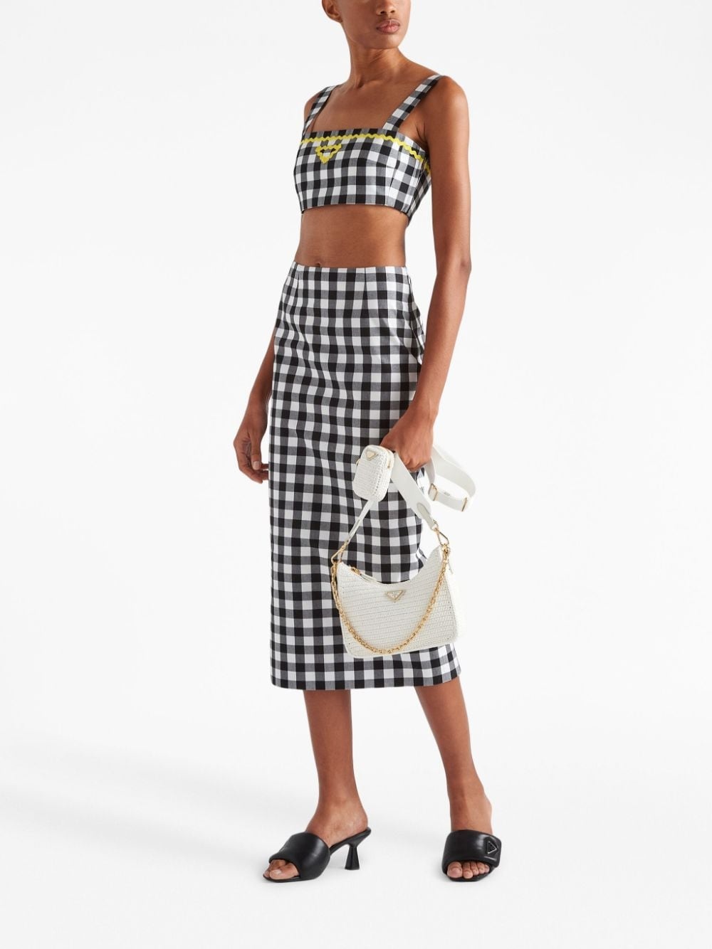 Re-Edition 2005 raffia shoulder bag - 2