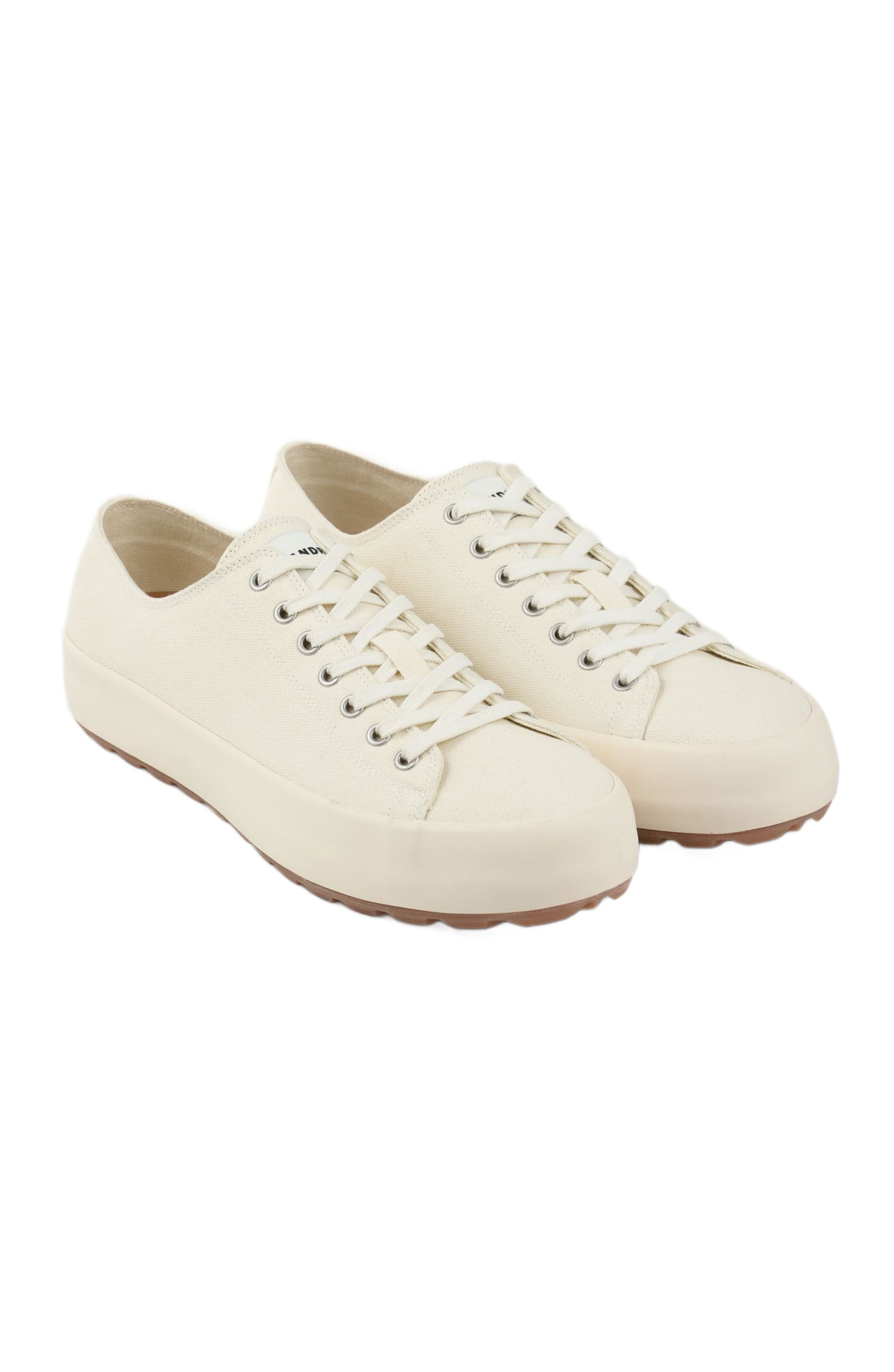 SANDRO Low-top canvas trainers in Off-White at Nordstrom - 2