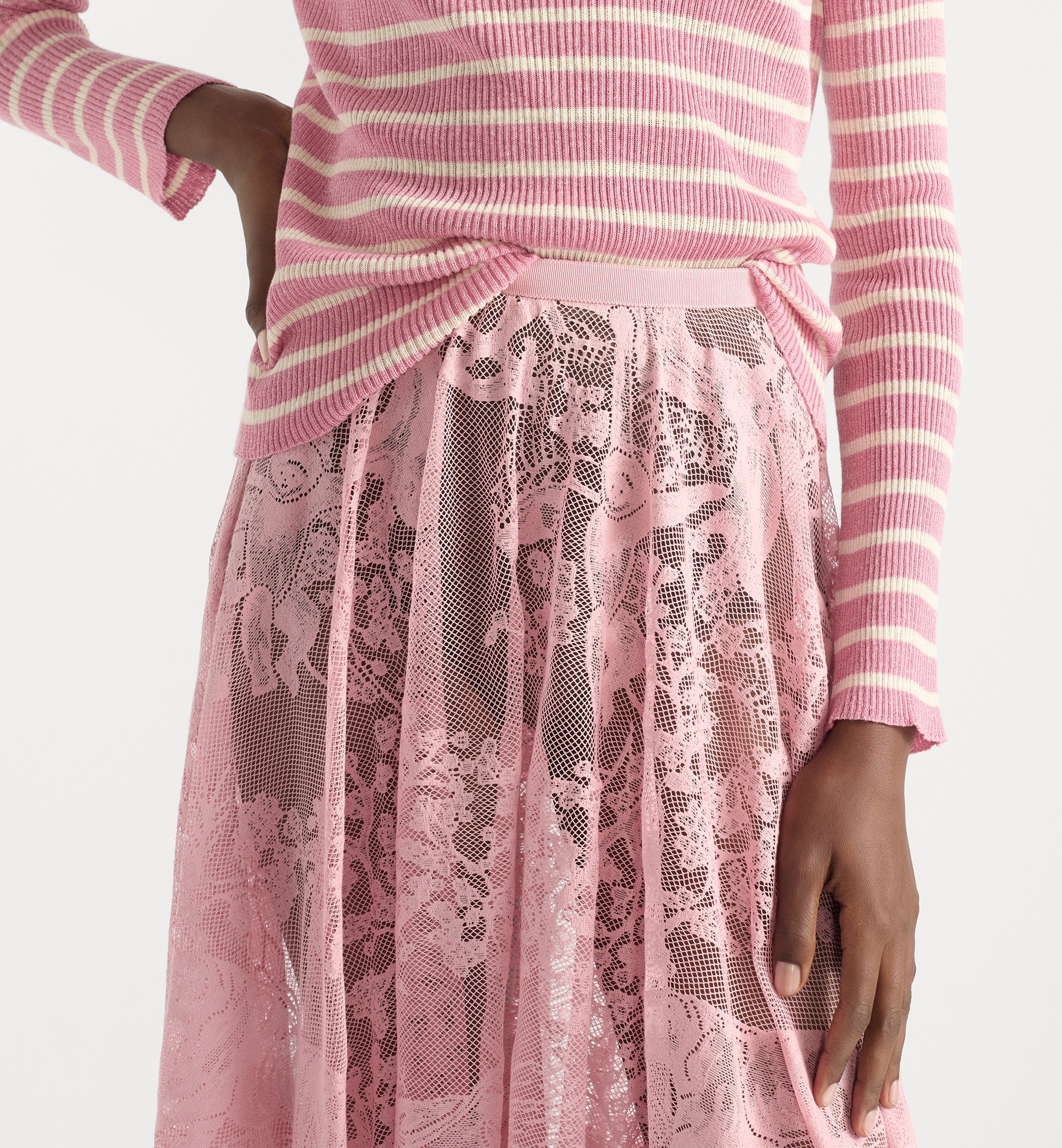 Dior Dioriviera Mid-Length Flared Skirt | REVERSIBLE