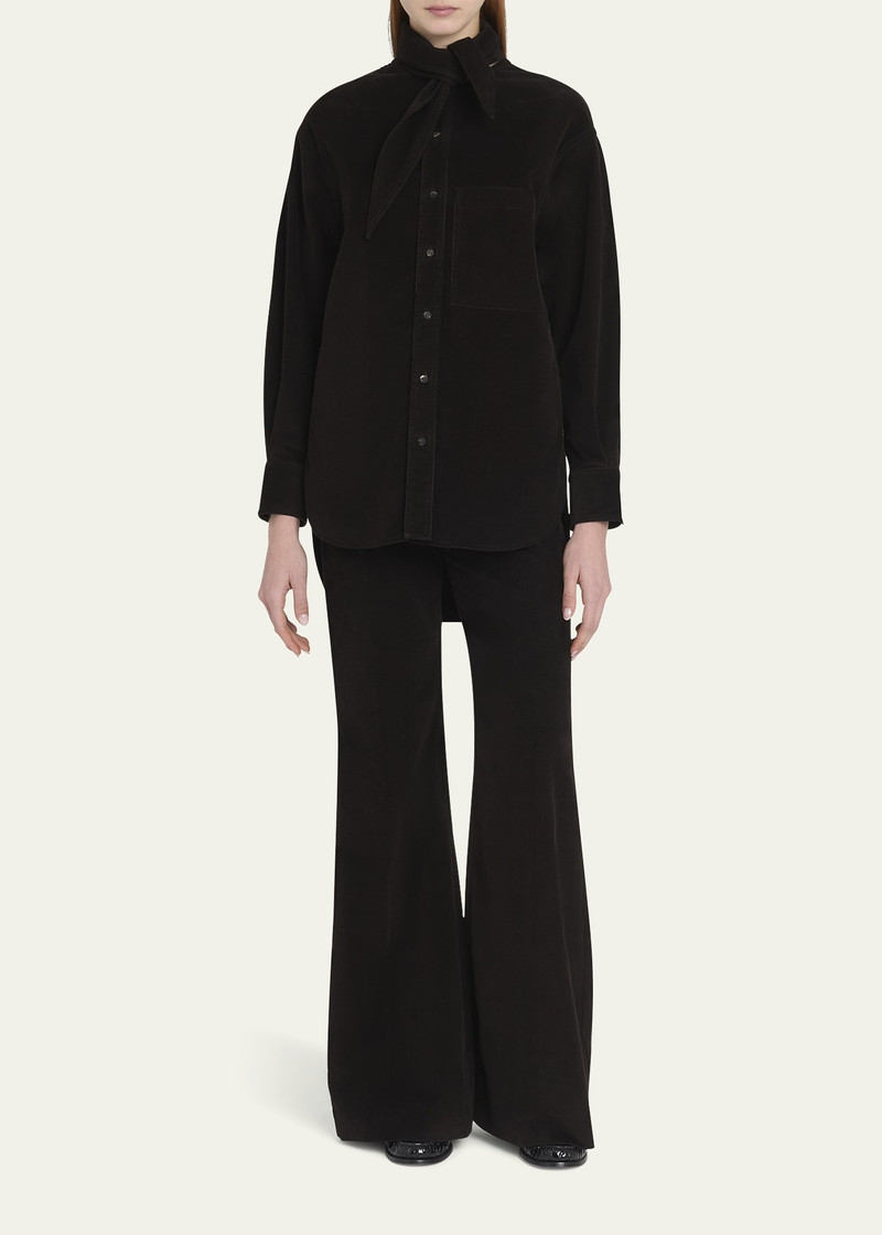 FERRAGAMO Corduroy Flare Pants outlook