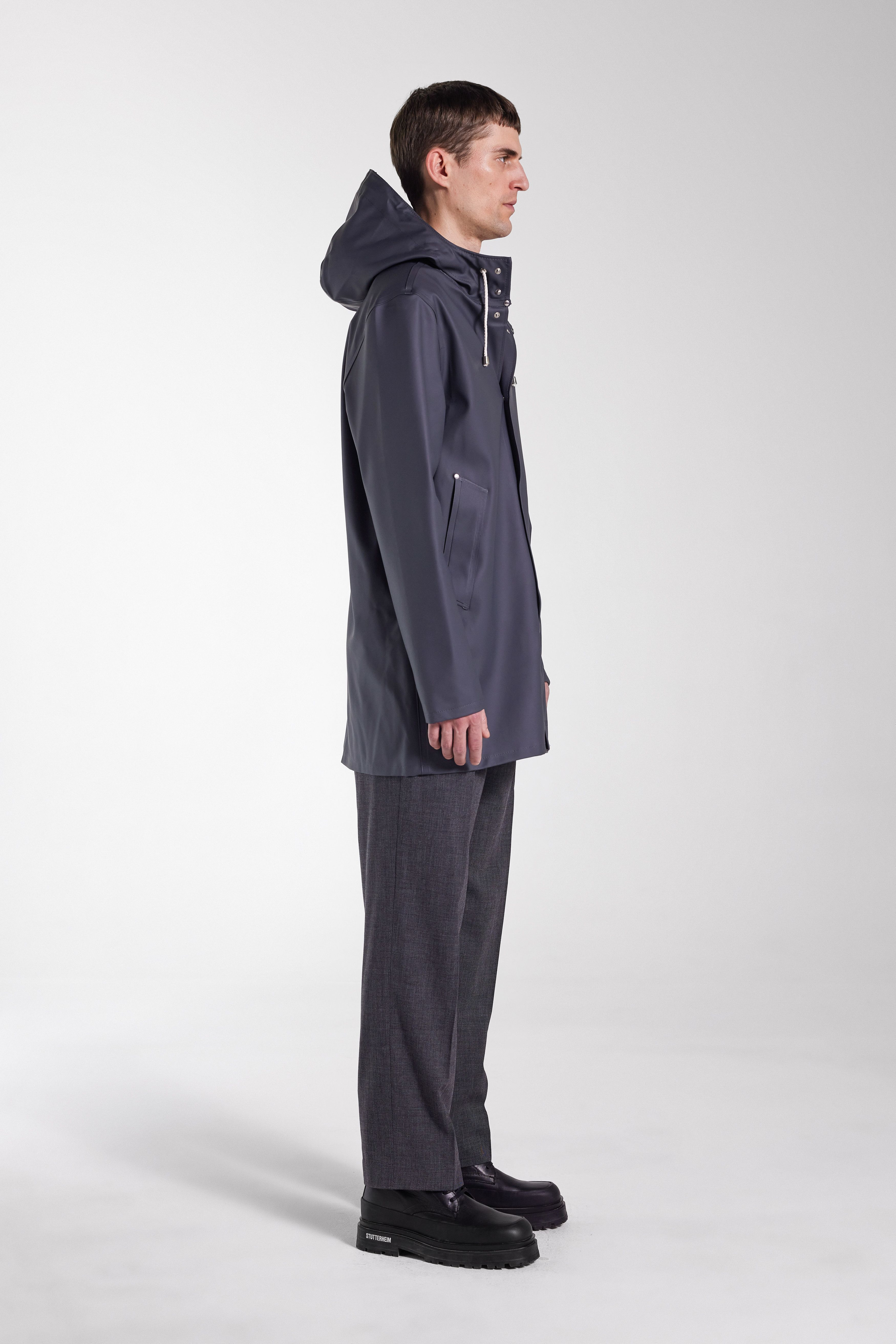 Stockholm Raincoat Charcoal - 3