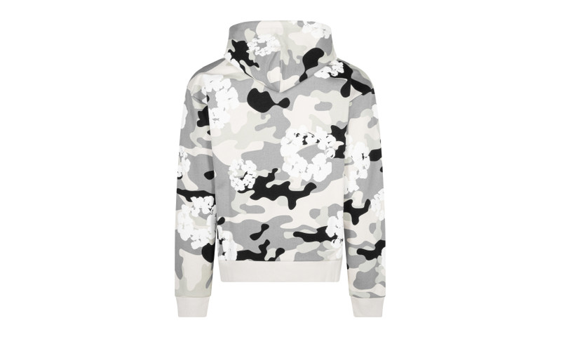 DENIM TEARS Cotton Wreath Zip Hoodie "White Camo" outlook