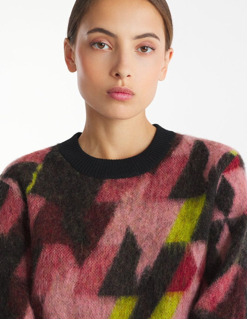 GRAPHIC MOHAIR JACQUARD JUMPER 4