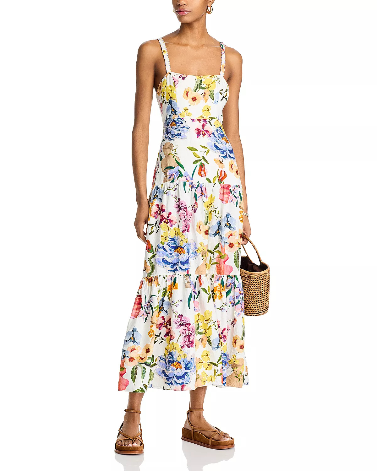 Greek Garden Sleeveless Maxi Dress - 2