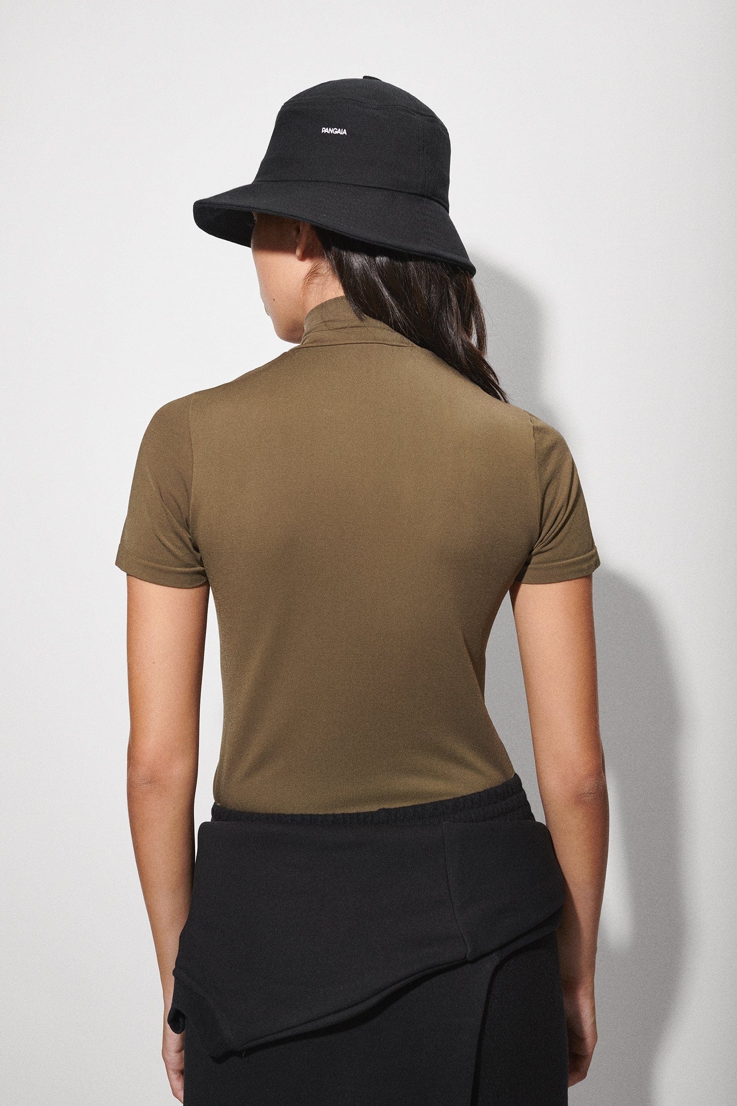 Women's Plant-Stretch Zipped Top - Soil Brown - 3