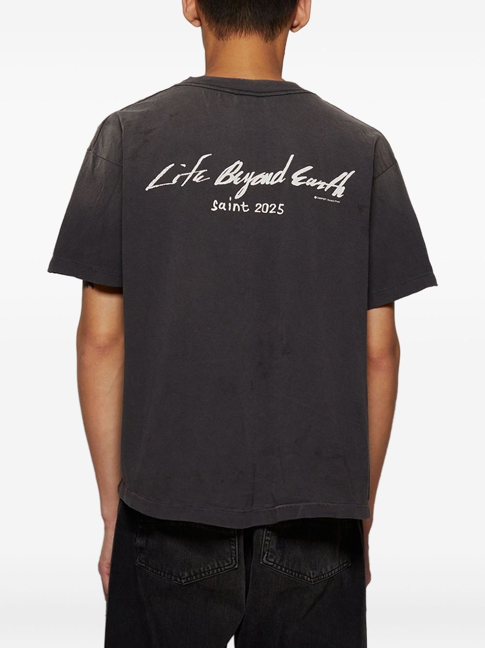 cartoon-print T-shirt - 5