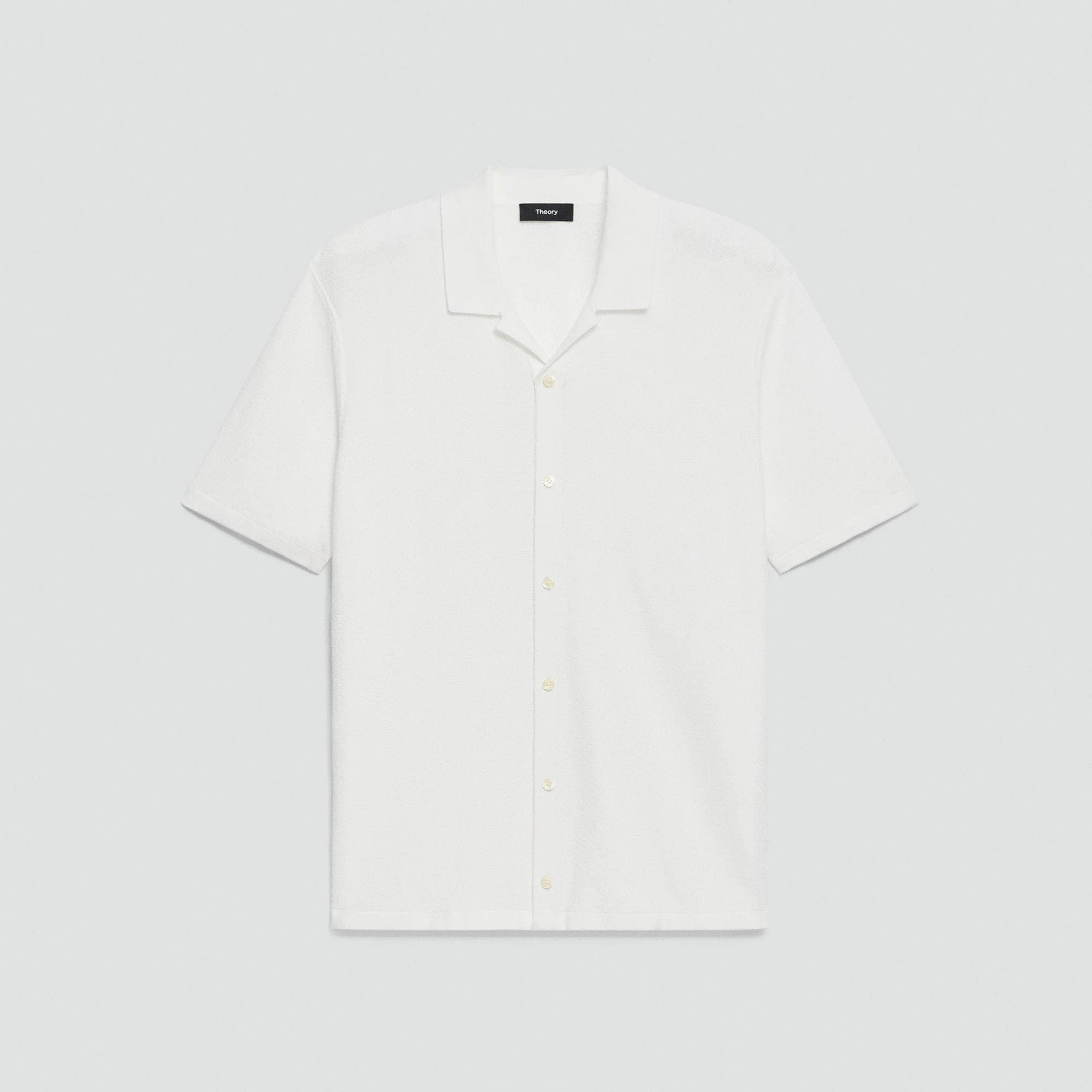 Short-Sleeve Button-Up Shirt in Light Bilen - 1